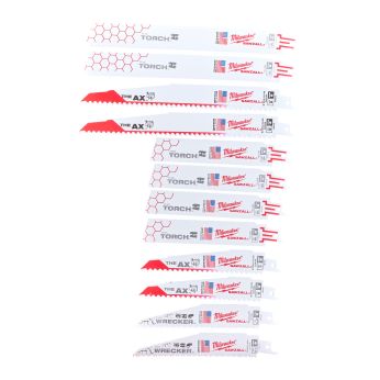 MILWAUKEE Sada pilových plátků SAWZALL (12 ks) 49472229