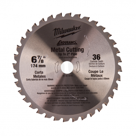 MILWAUKEE Circular saw blades for metal  48404016