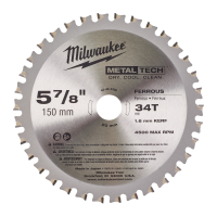 MILWAUKEE Circular saw blades for metal 48404080