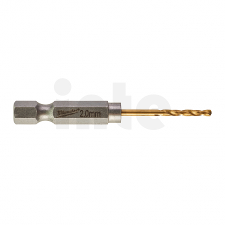 MILWAUKEE HSS-TiN Red Hex 2 mm - 2 ks 48894703