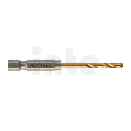 MILWAUKEE HSS-TiN Red Hex 3.5 mm - 2 ks 48894707