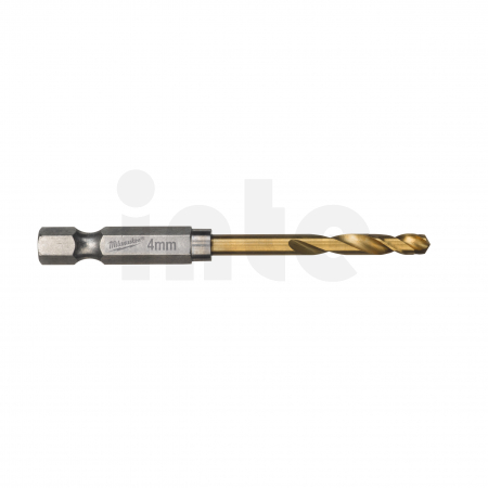 MILWAUKEE HSS-TiN Red Hex 4 mm - 2 ks 48894708