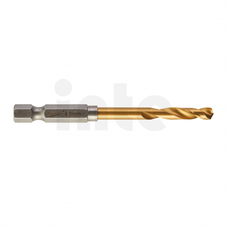 MILWAUKEE HSS-TiN Red Hex 4.8 mm - 1 ks 48894711