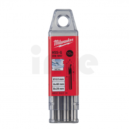 MILWAUKEE HSS-Ground Drills Short / DIN1897 / 5 and 10 pack 4932352214