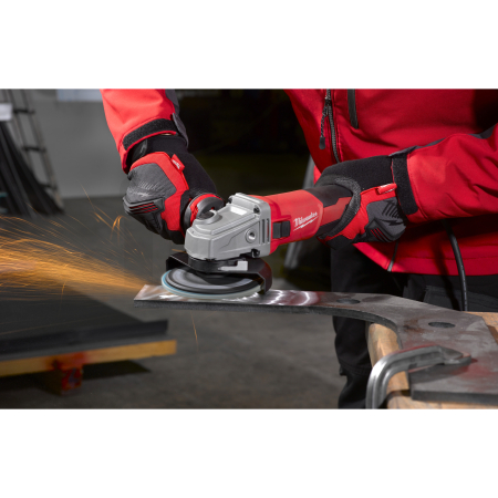 MILWAUKEE 1250 W úhlová bruska s odpružením AVS a posuvným spínačem 4933451218