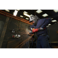 MILWAUKEE 2400W úhlová bruska s brzdou, ochranou proti zpětnému rázu a AVS 4933471464