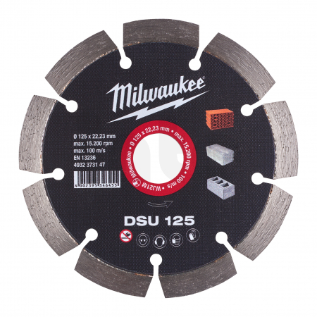 MILWAUKEE Diamantový kotouč  DSU 125 / 22.2 mm 4932373147