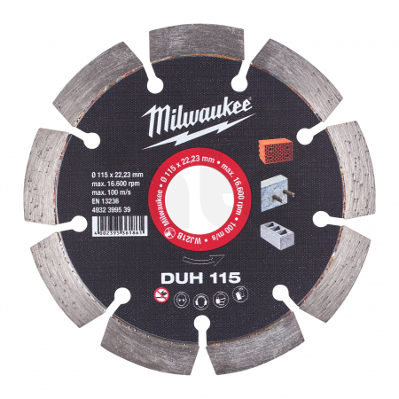 MILWAUKEE Diamantový kotouč  DUH 115 x 22,2 mm 4932399539