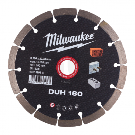 MILWAUKEE Diamantový kotouč  DUH 180 x 22,2 mm 4932399541