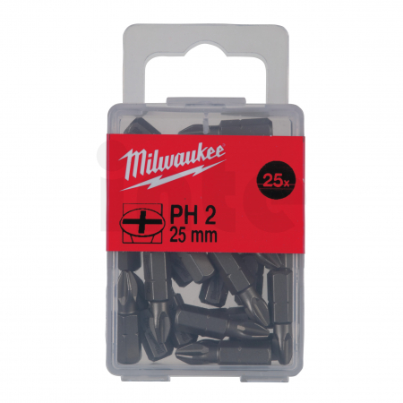 MILWAUKEE Šroubovací bity PH2,25mm (25ks)  4932399587