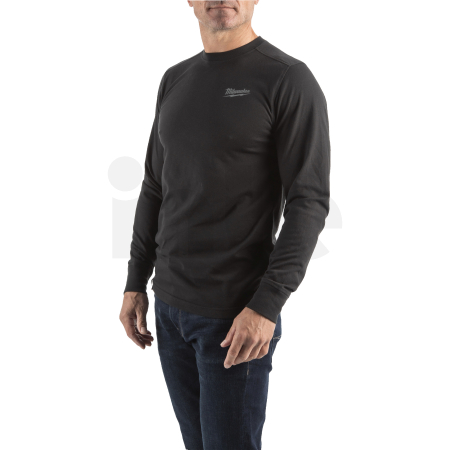 MILWAUKEE Hybridní triko s dlouhým rukávem černé 4932492986