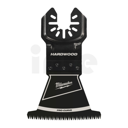 MILWAUKEE široké přesné trojitě broušené nože PRO-CURVE pro řezání čistého dřeva, sádrokartonu a PVC OL HCS 3C HW 64 MM 48851151