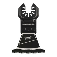 MILWAUKEE široké přesné trojitě broušené nože PRO-CURVE pro řezání čistého dřeva, sádrokartonu a PVC OL HCS 3C HW 64 MM 48851151
