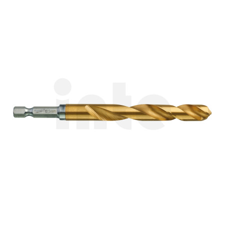 MILWAUKEE Vrtáky do kovu RED HEX - SHOCKWAVE HSS-G TiN, 10.5 mm - 1 ks 48894724