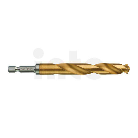 MILWAUKEE Vrtáky do kovu RED HEX - SHOCKWAVE HSS-G TiN, 12 mm - 1 ks 48894727