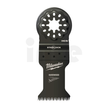 MILWAUKEE Bimetalový nůž 35 mm pro ponorné řezy do dřeva a geometrie zubů se třemi řeznými břity zaručují rychlé a čisté řezy 48