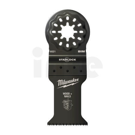 MILWAUKEE Bimetalový nůž 35 mm pro ponorné řezy do dřeva s hřebíky zaručuje dlouhou životnost 48906024