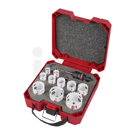 MILWAUKEE Sada kruhových pilek/děrovek Hole dozer Holesaw QL SET 13, Quick Lok, 13 ks 49224772