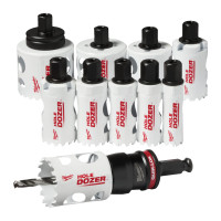 MILWAUKEE Sada kruhových pilek/děrovek Hole dozer Holesaw QL SET 13, Quick Lok, 13 ks 49224772