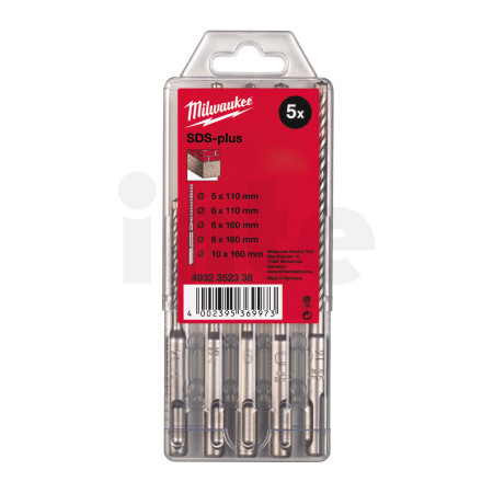 MILWAUKEE Sada 5 vrtáků SDS-Plus 4932352338