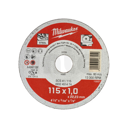 MILWAUKEE Prodejní balení (200 x SCS 41 / 115 kotouče) 4932451475