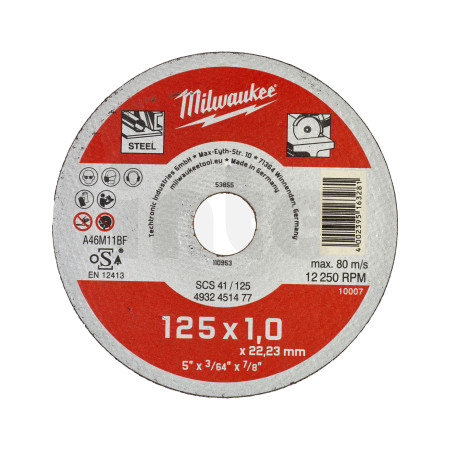 MILWAUKEE Prodejní balení (200 x SCS 41 / 125 kotouče) 4932451478