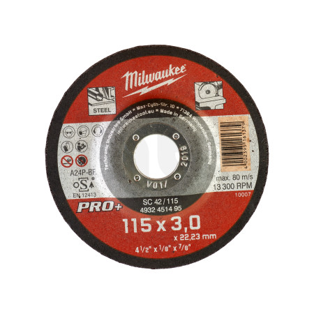 MILWAUKEE Řezný kotouč CutWSC 42/115X3 PRO+ 4932451495