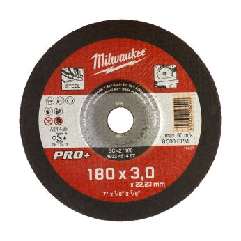 MILWAUKEE Řezný kotouč CutWSC 42/180X3 PRO+ 4932451497