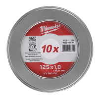 MILWAUKEE Tenké řezné kotouče na kov SCS 41 / 125 - 10 ks 4932459164