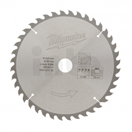 MILWAUKEE Circular saw blades for portable tools  4932451726