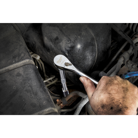 MILWAUKEE Sada ráčny 3/8˝ a metrických a coulových nástrčných klíčů (56 ks) 4932464946