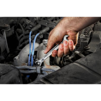 MILWAUKEE MAX BITE™ sada kombinovaných ráčnových klíčů  s metrickými mírami (15 ks) 4932464994