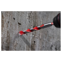 MILWAUKEE Vrtáky do betonu Premium - upínací stopka s 3 ploškami HDB 3 x 90 mm 4932471167