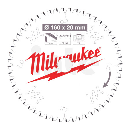 MILWAUKEE CSB P Alu160 x 20 x 2.2 x 52TF 4932471292