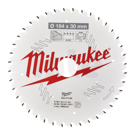 MILWAUKEE CSB P W 184 x 30 x 2.1 x 40ATB 4932471298