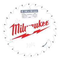 MILWAUKEE Pilový kotouč dřevo 190X30X1.6X24ATB 4932471300
