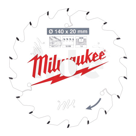 MILWAUKEE CSB P W 140 x 20 x 1.6 x 18ATB 4932471310