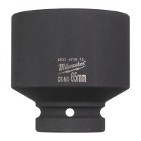 MILWAUKEE Průmyslové hlavice Shockwave 1" HEX 65mm krátké 4932471673