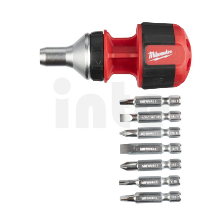 MILWAUKEE 8 v 1 kompaktní ráčnový multibitový šroubovák 4932471868