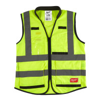 MILWAUKEE Výstražná vesta s vysokou viditelností Premium žlutá - L/XL 4932471896