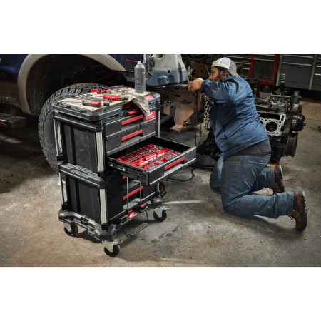 MILWAUKEE PACKOUT box se 3 zásuvkami 4932472130