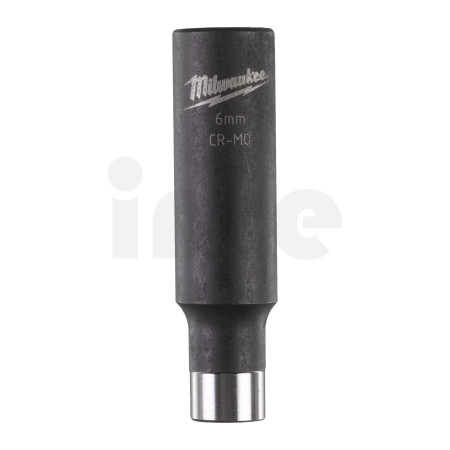 MILWAUKEE Průmyslové hlavice Shockwave 1/4" HEX 6mm prodloužené 4932478000