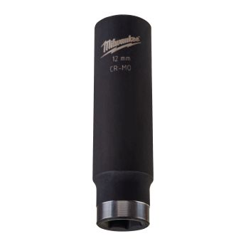 MILWAUKEE Průmyslové hlavice SHOCKWAVE™ IMPACT DUTY ⅜″ HEX 12 mm prodloužené 4932478024