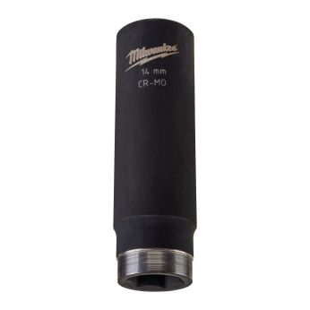 MILWAUKEE Průmyslové hlavice SHOCKWAVE™ IMPACT DUTY ⅜″ HEX 14 mm prodloužené 4932478026