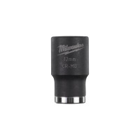 MILWAUKEE Průmyslové hlavice Shockwave 1/2" HEX 12mm krátké 4932478037