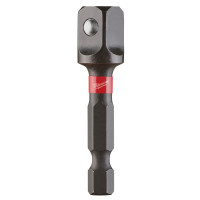 MILWAUKEE Adaptér Shockwave HEX  z 1/4" hex na 3/8" čtyřhran 4932478054