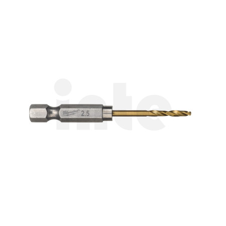 MILWAUKEE Vrtáky do kovu RED HEX - SHOCKWAVE HSS-G TiN, 2,5 - 10 ks 4932478175