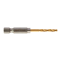 MILWAUKEE Vrtáky do kovu RED HEX - SHOCKWAVE HSS-G TiN, 3 - 10 ks 4932478176