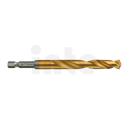 MILWAUKEE Vrtáky do kovu RED HEX - SHOCKWAVE HSS-G TiN, 10 - 10 ks 4932478184