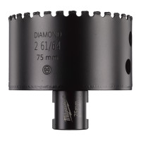 MILWAUKEE Diamantový vrták pro suché vrtání M14 Diamond Max ∅ 75 x 68 mm 4932478286